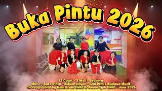 Download lagu Buka Pintu 2026 - Beginner Line Dance | Demo by : Amare Komo