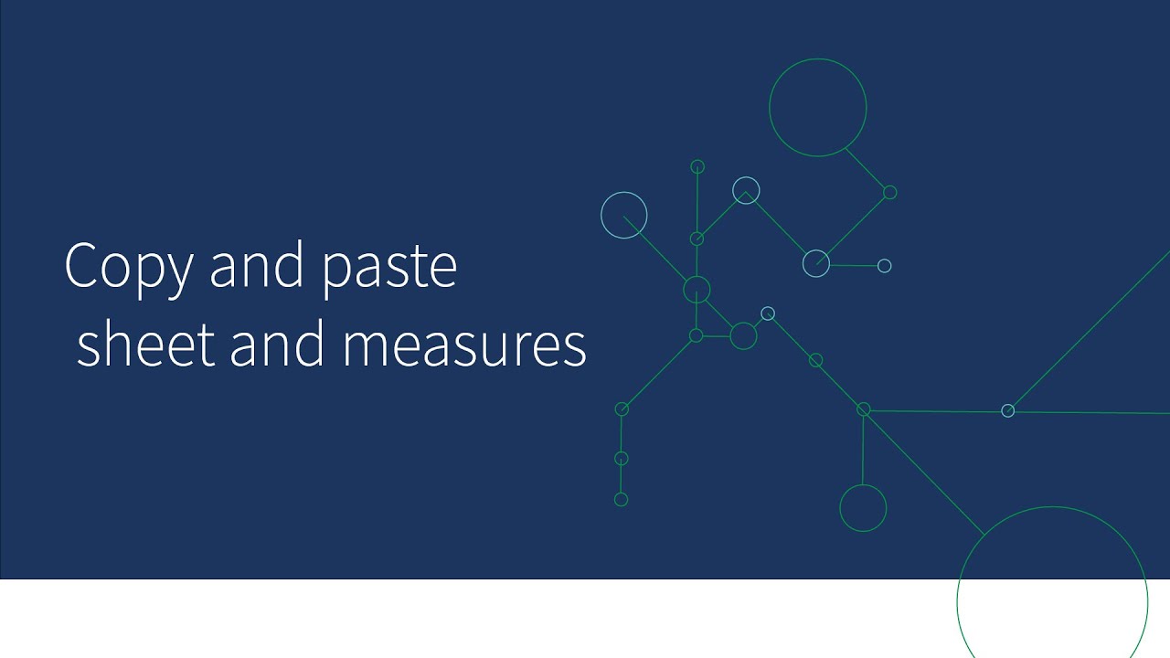 Copy And Paste Sheet And Measures Qlik Sense YouTube