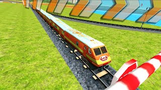 Passenger Flash Track Train Hit Barrier - Indian Metro Train Simulator Game - Android Gameplay screenshot 5