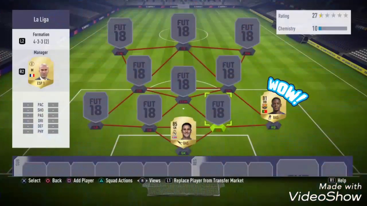 FIFA 18 - My La Liga Santander Squad so far! What do you think?