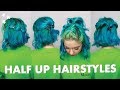 HALF UP HALF DOWN HAIRSTYLES FOR SHORT HAIR