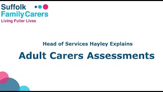 Adult Carers Assessments