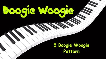 5 Boogie Woogie Pattern with the left hand - Boogie Woogie Piano