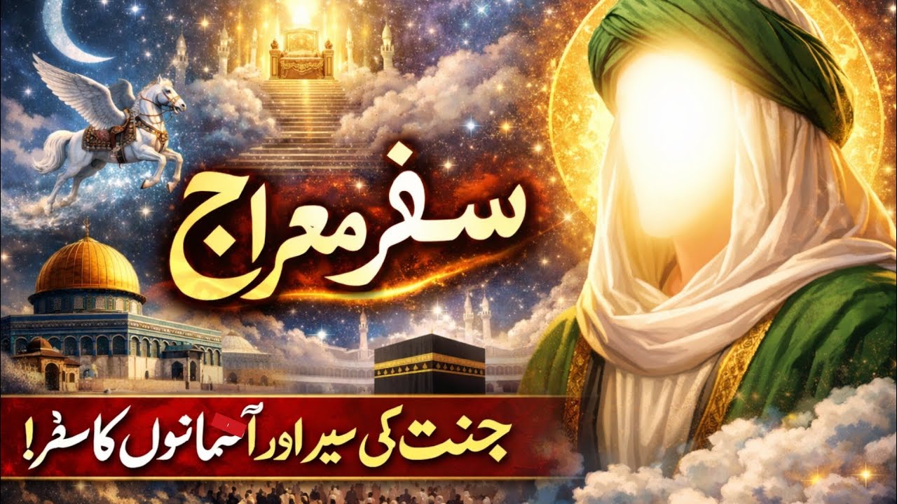 Safar-e-Meraj ﷺ | Wo Mubarak Raat Jab Zameen Se Asmaan Tak Raaste Khul Gaye