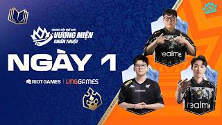 🔴 NGÀY 1 - CKTG: VƯƠNG MIỆN CHIẾN THUẬT | RRQ YBY1, RRQ MIDFEED, GD ROYAL, VP MILO | ĐTCL MÙA 16