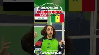JM copa 26 Predictions dia 26 Copa do Mundo Dia de França, Noruega, Uruguai, Espanha... #copadomundo