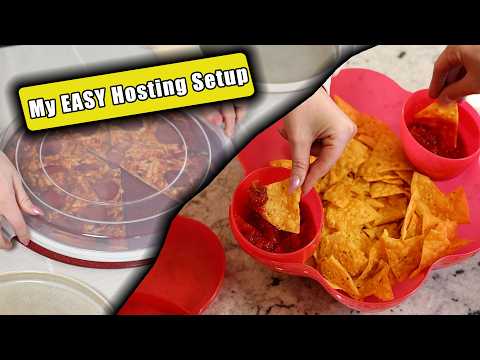 My Go-To Easy Hosting Setup (Pizza Night + Snacks) | HSN Kitchen Finds