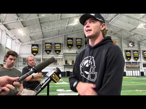 Iowa football QB Hank Brown pre Northern Iowa