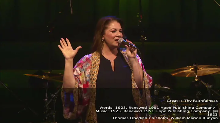 Jennifer Massey- Powerful Testimony and Song- "Gre...