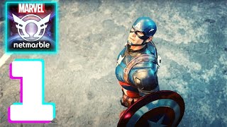 MARVEL Future Revolution - Gameplay Walkthrough Part 1 - Intro Tutorial (iOS, Android) screenshot 3