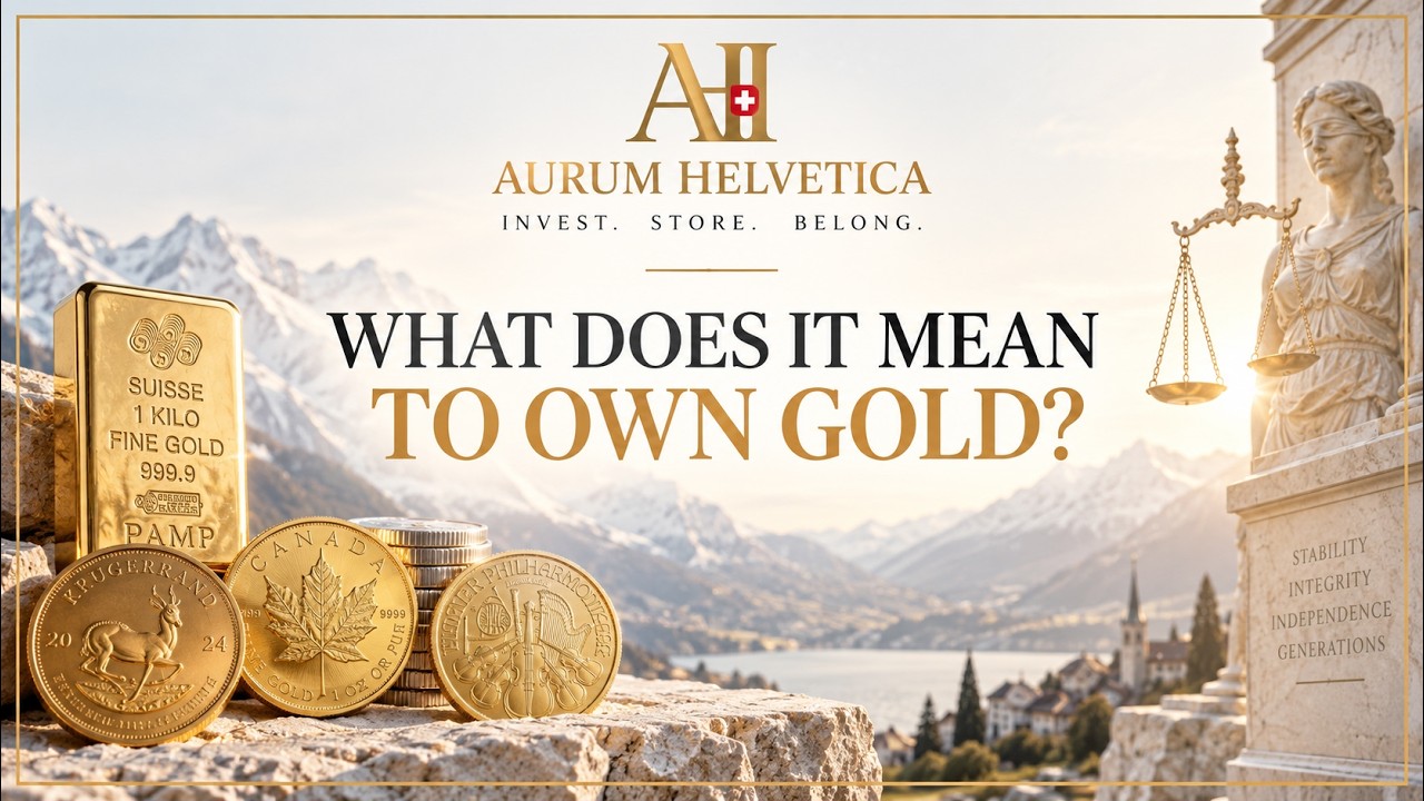 Physical gold ownership explained by Aurum Helvetica.