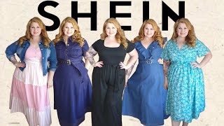 SHEIN Plus Size Dress Haul | April 2024 #sheincurve  #sheinforall