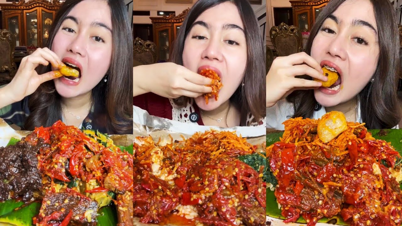 MOST POPULAR INDONESIAN FOOD NASI PADANG MUKBANG COMPILATION * ULTIMATE NASI PADANG EATING SHOW ASMR