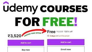 How to Get Udemy Paid Courses for Free? With Free Certificates🏅