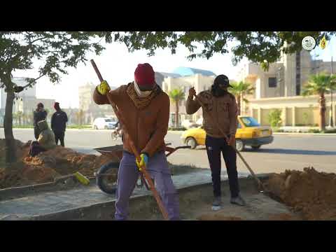 بلدية كربلاء تكثف جهودها من أجل زيادة المساحات الخضراء في المحافظة