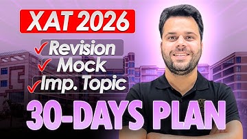 XAT 2026 | 30 Days Master Strategy | Pattern, Mocks & Imp. Topics| Udit Sir | MBA Pathshala #xat2026