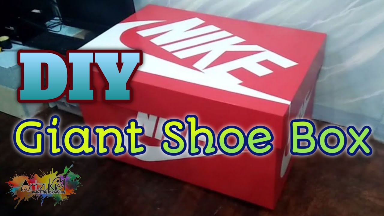 DIY nike shoebox - DIY nike box - DIY shoe box - DIY shoe box ideas - Nike  Shoe Box 