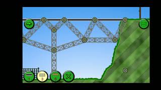 Railway Bridge construction simulator Level 26 // Android game screenshot 1