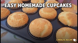 Easy Cupcake Recipe For Beginners Simple Vanilla Cupcakes