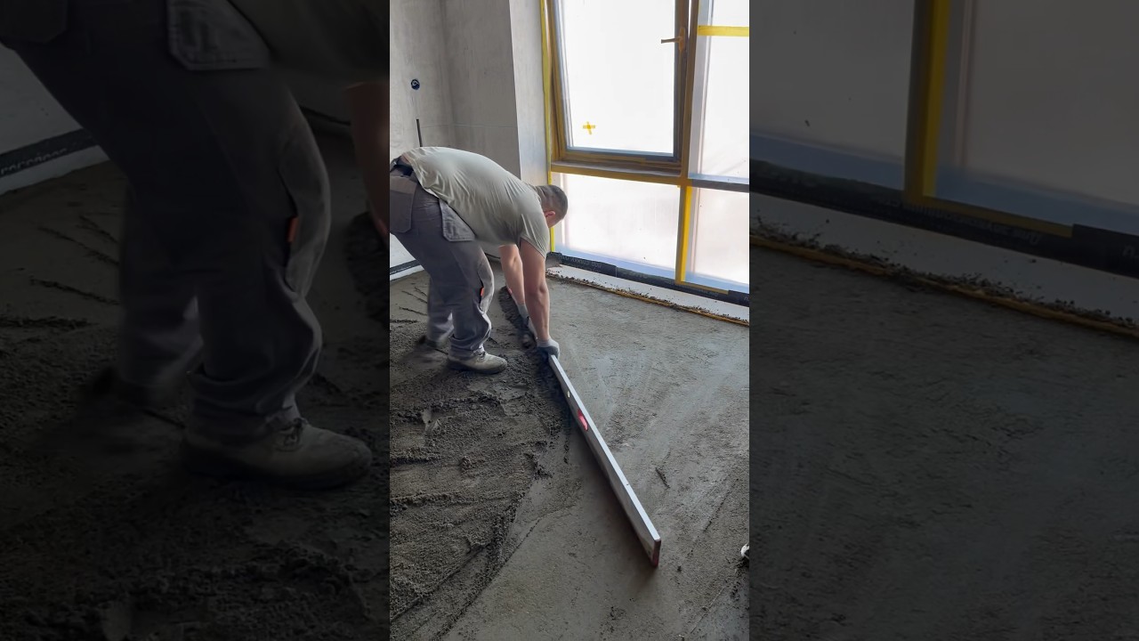 Стяжка пола М300 за 1 день 👍