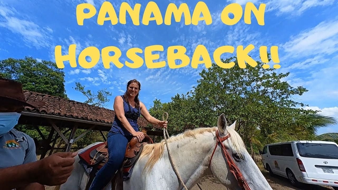 FIRST TIME HORSEBACK RIDING THROUGH THE SCENIC COUNTRY OF PANAMA