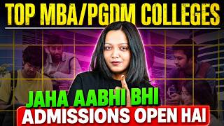 Top MBA Colleges Where You Can Still Apply | MBA Colleges Admission Still Open #mba