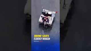 Ukrainian forces use drone-assisted vehicle to rescue elderly woman near frontline