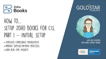 How To use Zoho Books with CIS settings - Initial Setup