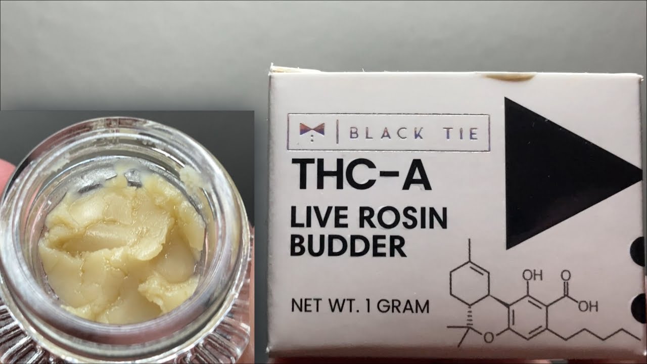 Ice Cream Cake Live Rosin THCa by Black Tie CBD