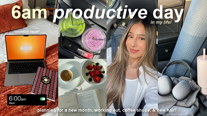 6AM *productive* day in my life!⛅️ early mornings, monthly reset, working out, & running errands!