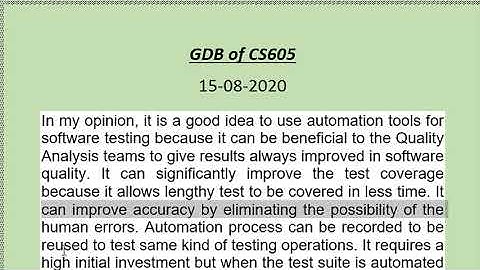 GDB of CS605