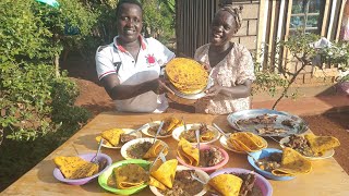 Download Lagu Unforgettable rush dinner in our village, chicken stew 🍲 and pumpkin chapati  MP3