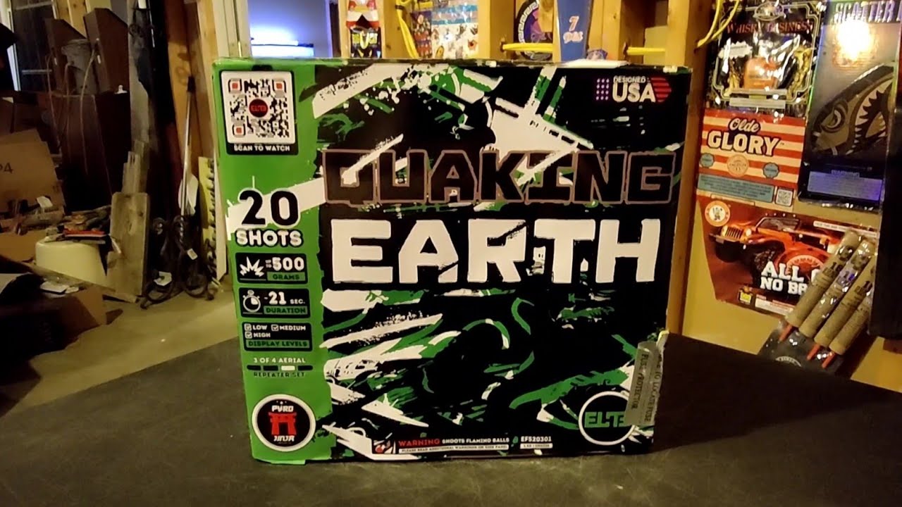 Фейерверк Quaking Earth, 500 г, от Elite Fireworks