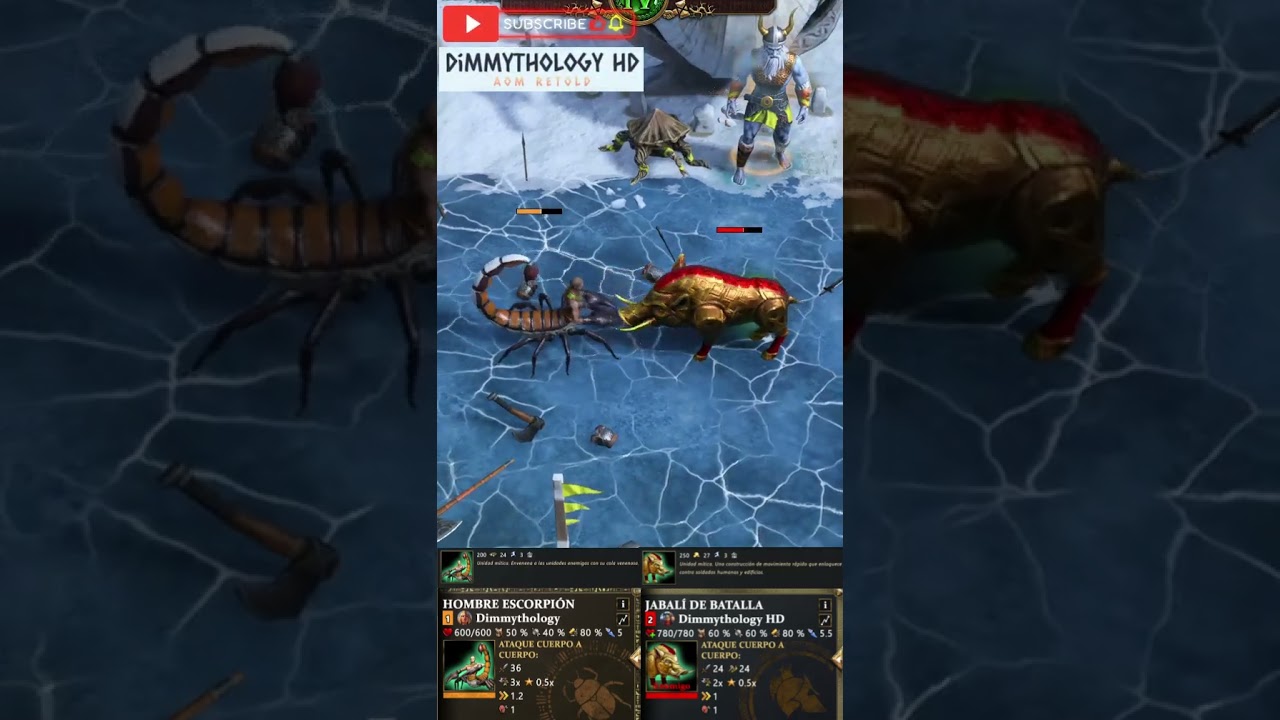 Scorpion Man ⚔️ Battle Boar |⚡️AoM Retold⚡️ 