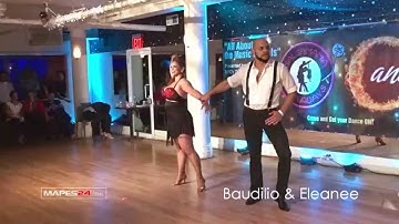 Baudilio and Eleanee at Salsamania