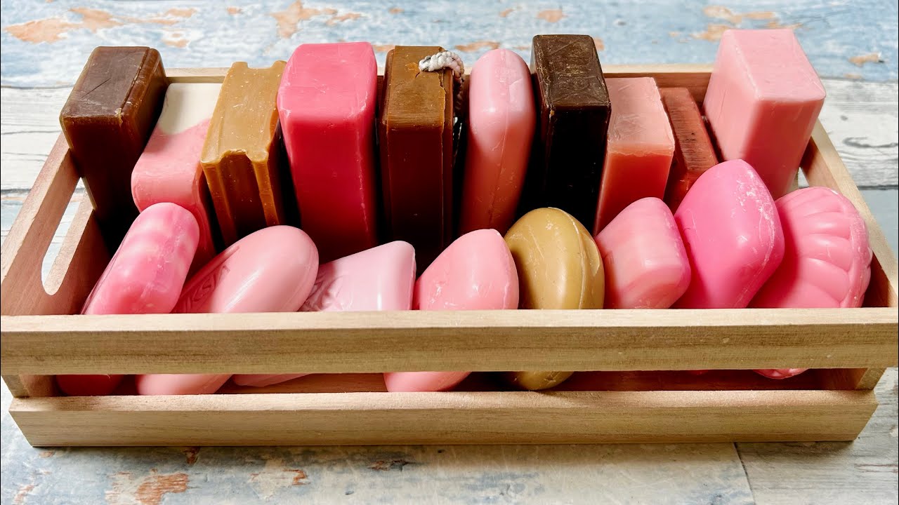 ASMR soap cutting 💗 Резка мыла АСМР