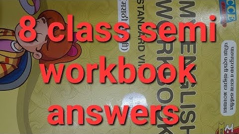 English workbook | 8 class semi |1.2Androcles and the Lion|solutions and answer