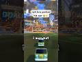 bro parked his car in rocket league 😭✌️ #rocketleague #funny #gaming #memes