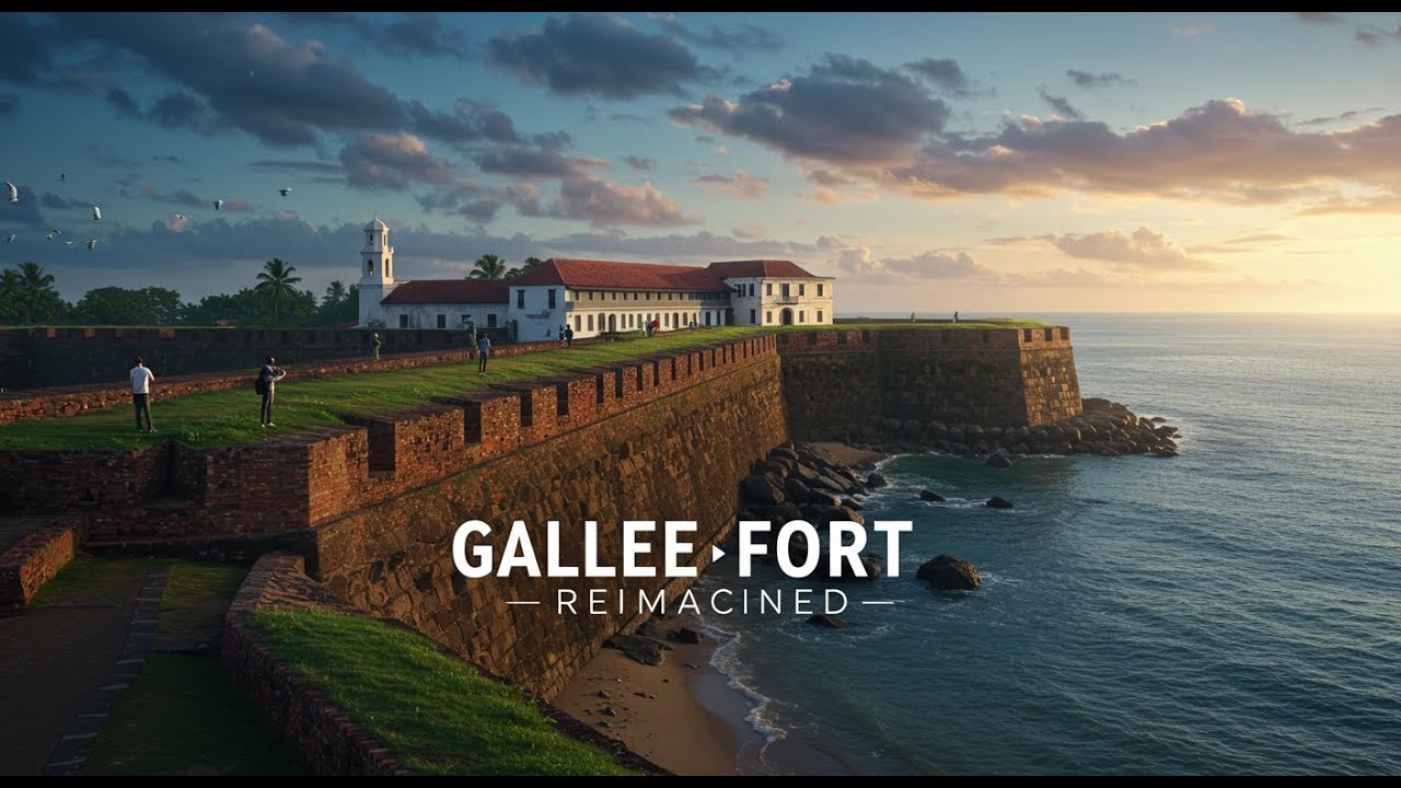 Galle Fort Reimagined: AI-Generated Journey into Portuguese Ceylon | Old Time Sri Lanka