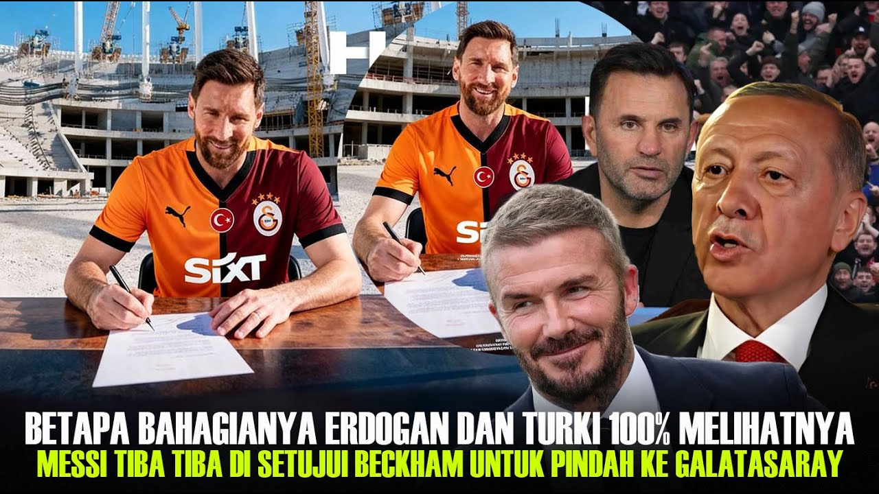 Erdogan Sujud Syukur!! Beckham Ijinkan Messi pindah ke Galatasaray dgn Satu Syarat Pinjaman 1 Bln