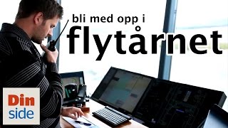 Inne i flytårnet på Oslo Lufthavn