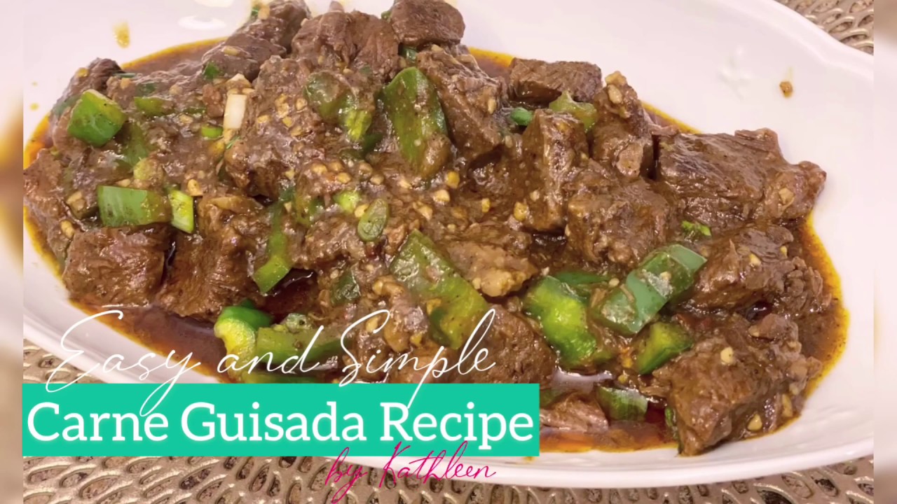 Tex Mex Beef Stew  Carne Guisada Recipe Youtube