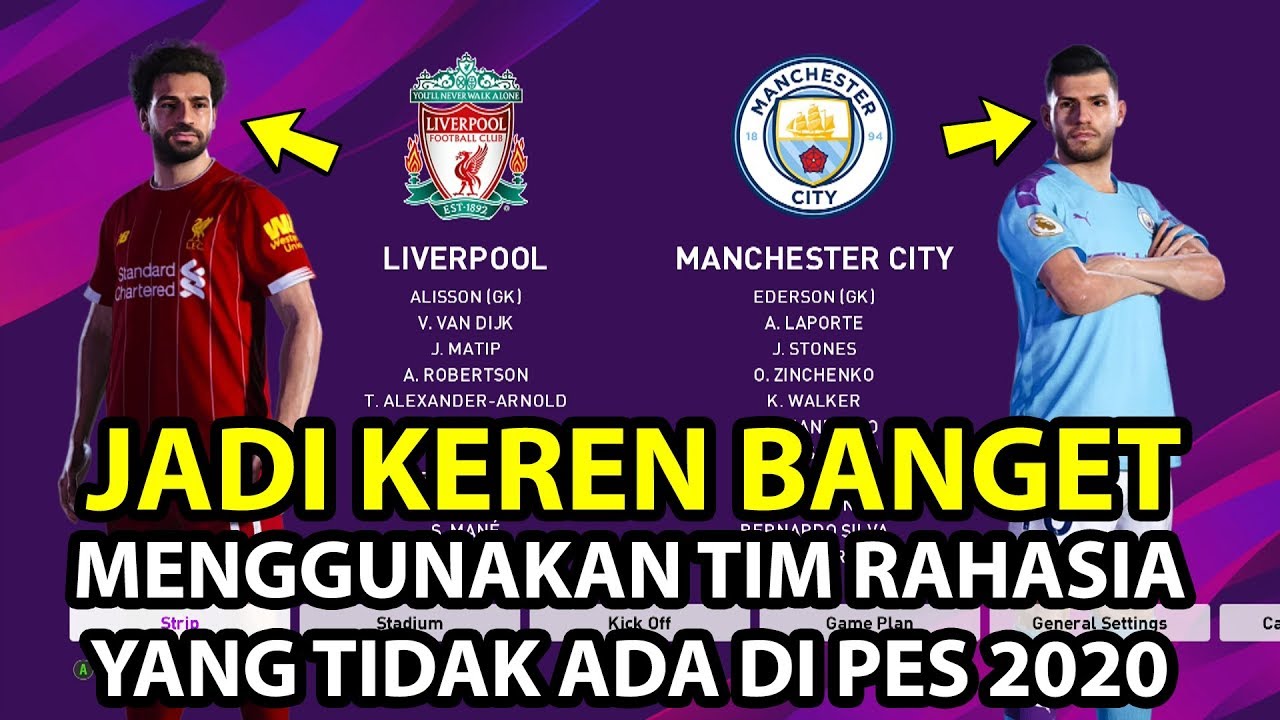 WAJIB COBA CARANYA MEMBUKA TIM YANG TIDAK ADA DI PES 2020  