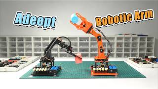 Adeept 5-DOF Robotic Arm Kit V5.0, WiFi App & IR Remote, OLED, RGB LEDs, STEM Education Robot Kit