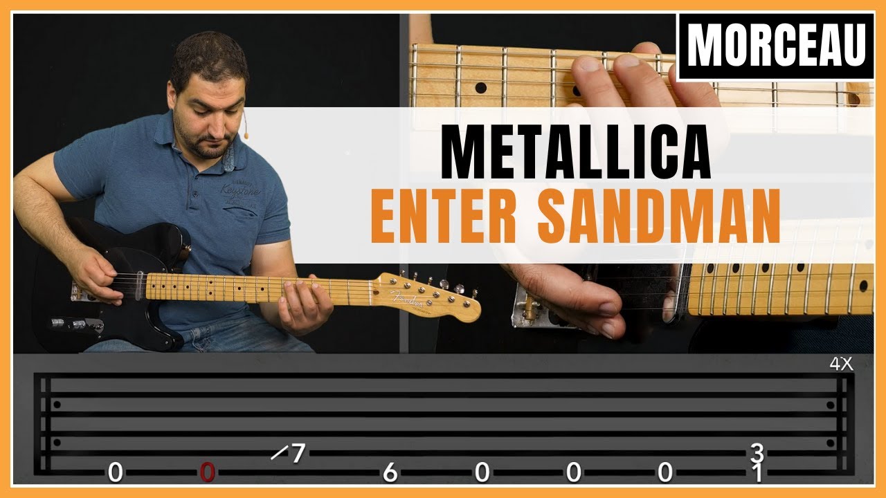 Cours de Guitare : Jouer Enter Sandman de Metallica