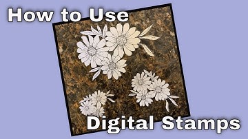 Digital Stamps Tutorial/How to Print and Cut Using a Cricut