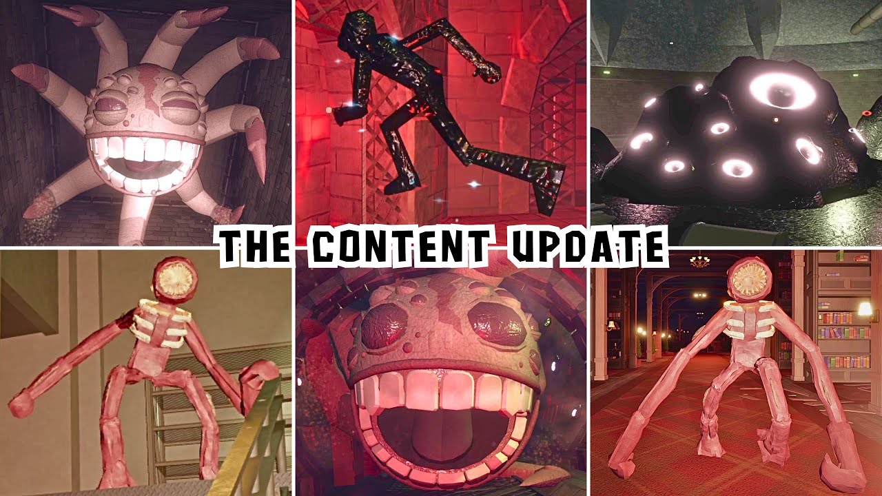 DOORS The CONTENT Update - All Bosses with Admin Panel | Easter Egg ...