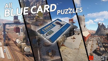 PC & Console RUST: All Blue Keycard Puzzles