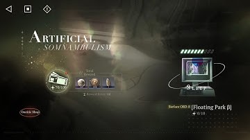 Reverse 1999 Artificial Somnambulism Surface ORD-8 Floating Park β