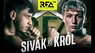 Vašek Sivák vs Adam Król RFA zápas 13.4.2024